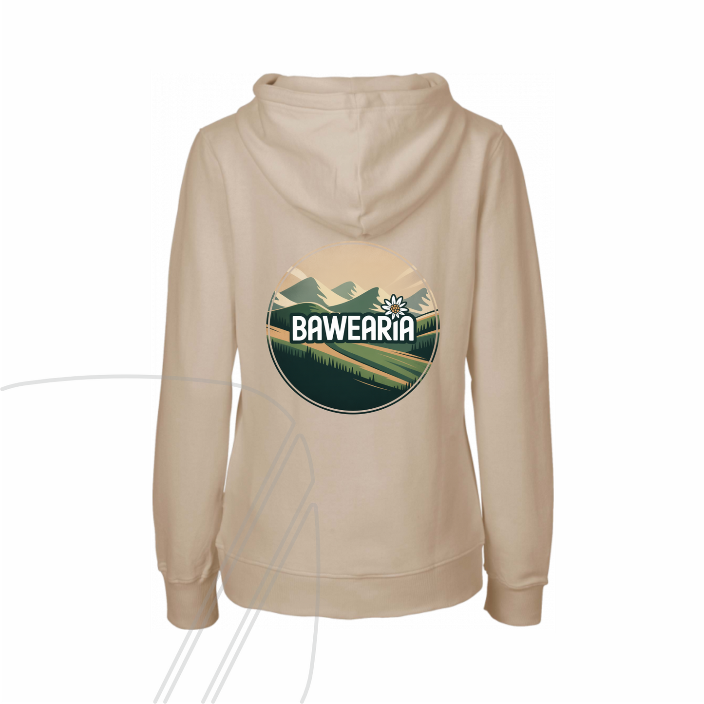 Damen Hoodie - bawearia. runde Gschicht