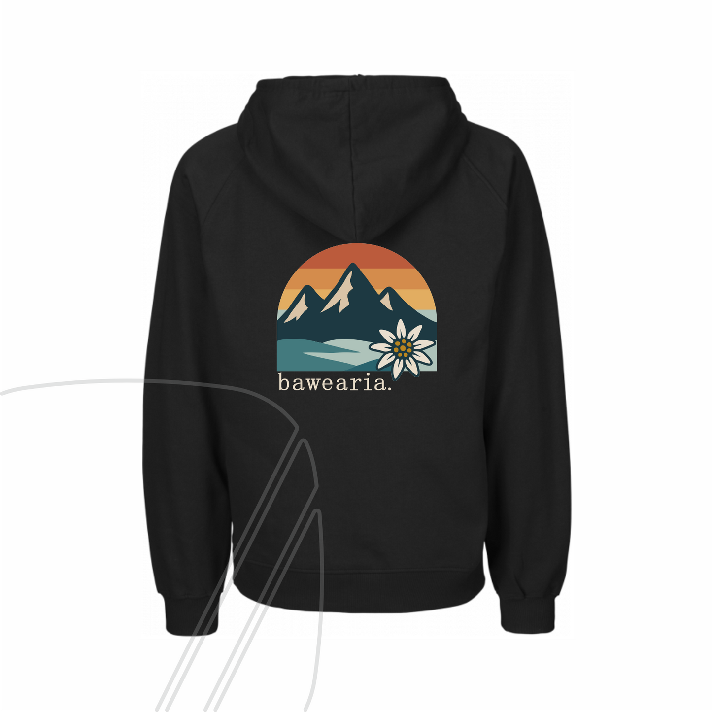 Unisex Hoodie - bawearia. Bergliebe