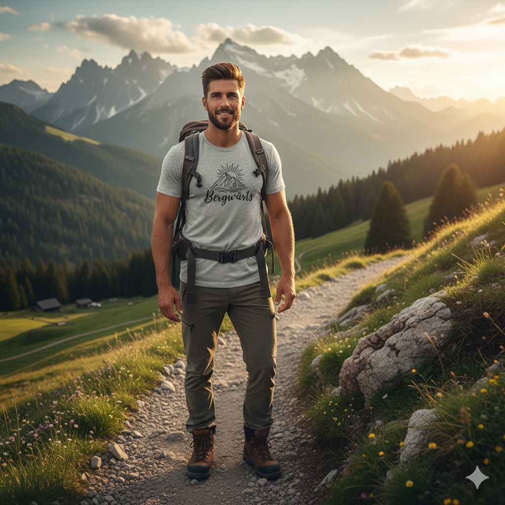 Unisex Shirt - bawearia. Bergwärts