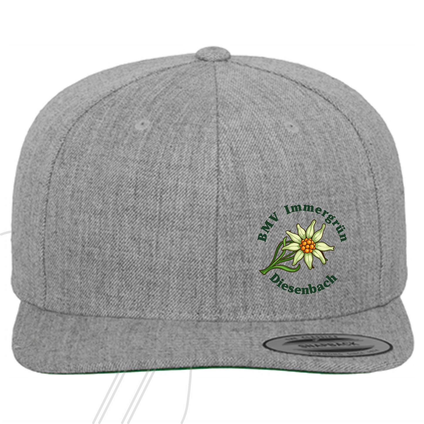 BMV Diesenbach Melange Solid Snapback Cap - KIDS