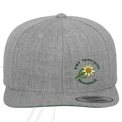 BMV Diesenbach Melange Solid Snapback Cap - KIDS