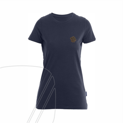 BV Enzian Steinsberg Damen T-Shirt mit Lederpatch