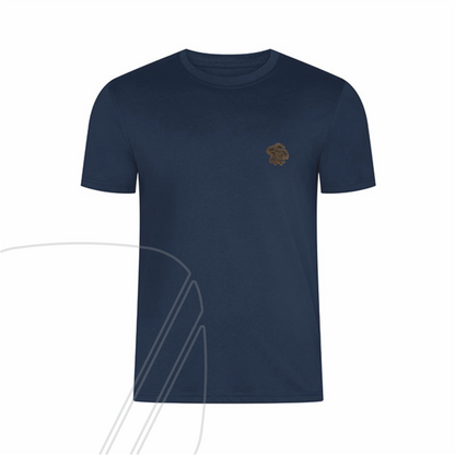 BV Enzian Steinsberg Herren T-Shirt mit Lederpatch