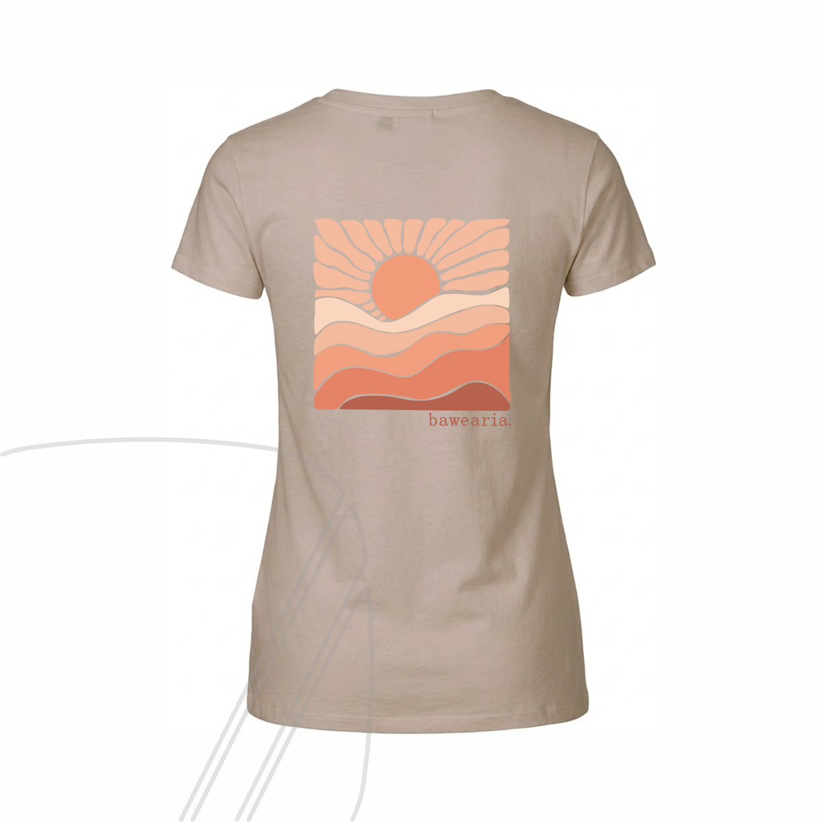 Ladies Shirt - bawearia. sunset