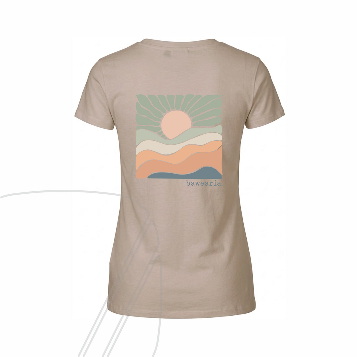 Ladies Shirt - bawearia. sunset