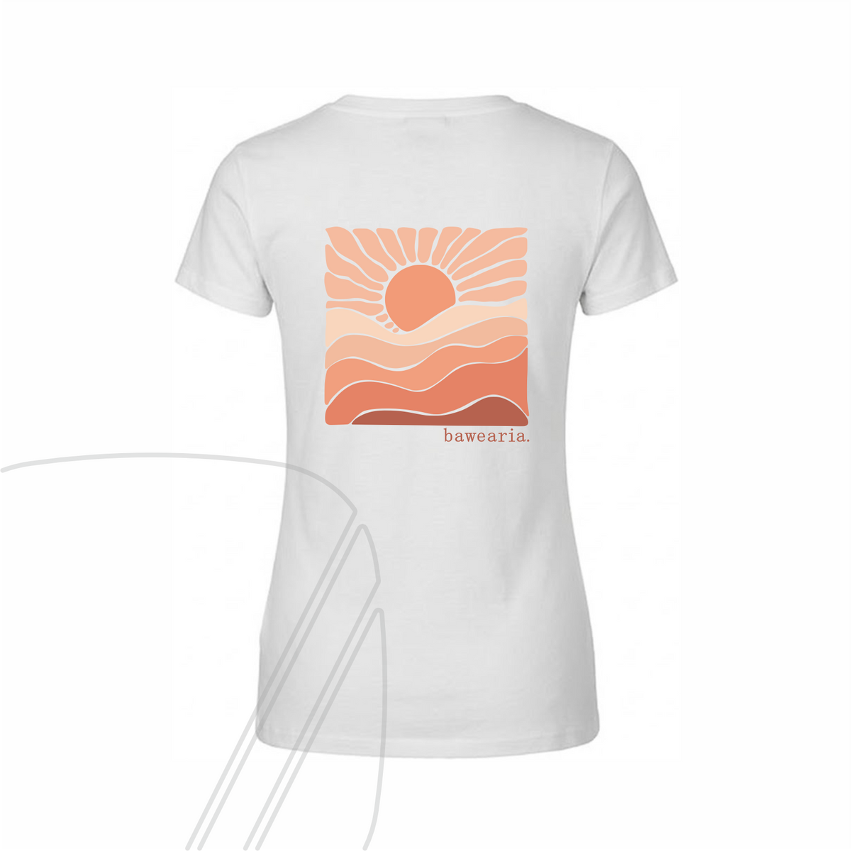Ladies Shirt - bawearia. sunset