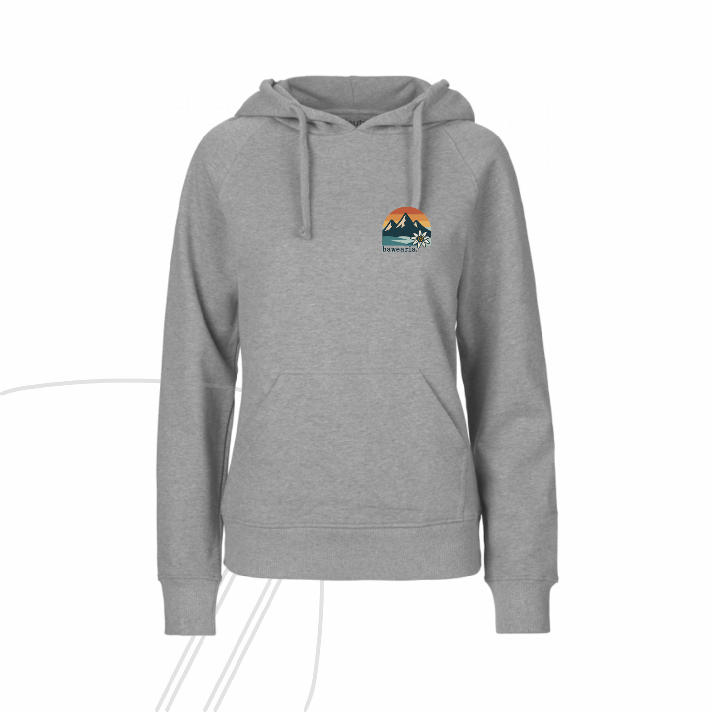 Damen Hoodie - bawearia. Bergliebe