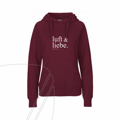Damen Hoodie - bawearia. Luft und Liebe