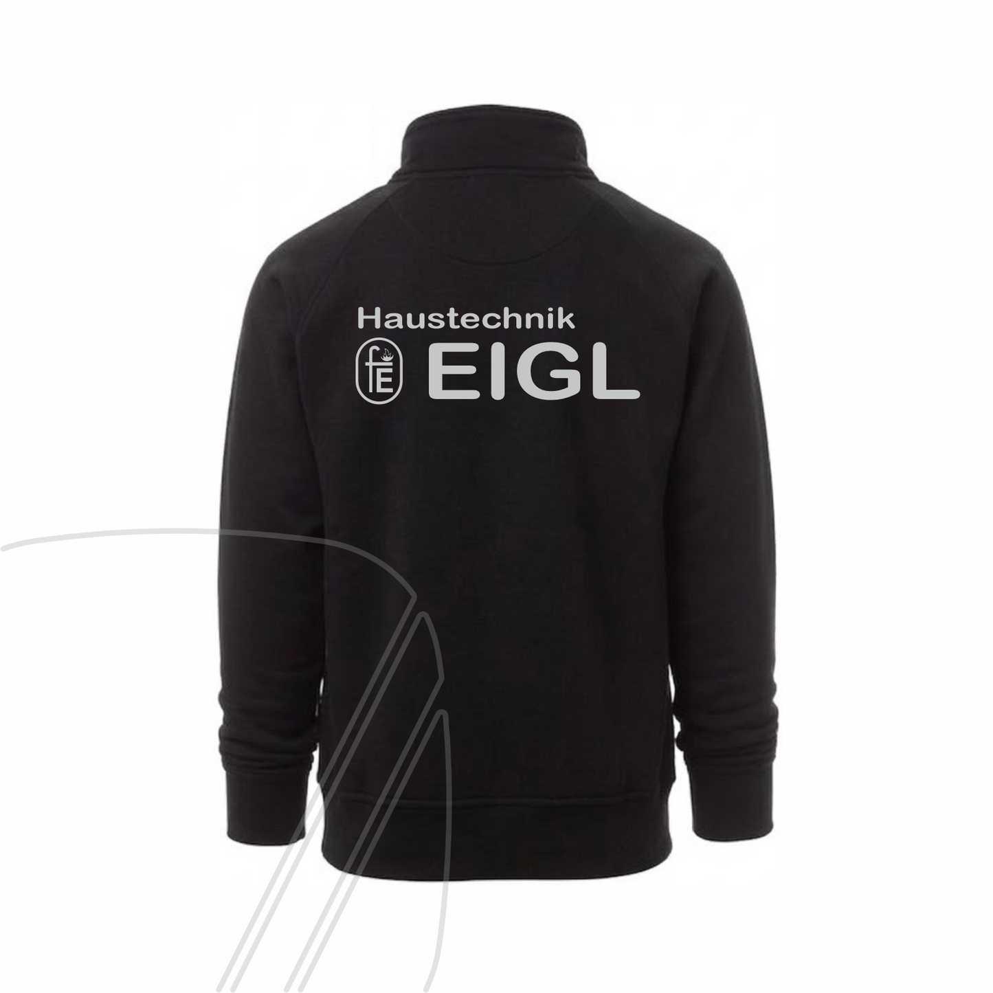 EIGL Haustechnik Herren Sweatshirt mit Reisverschluss