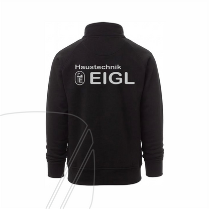 EIGL Haustechnik Herren Sweatshirt mit Reisverschluss