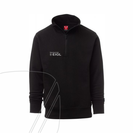 EIGL Haustechnik Herren Sweatshirt mit Reisverschluss