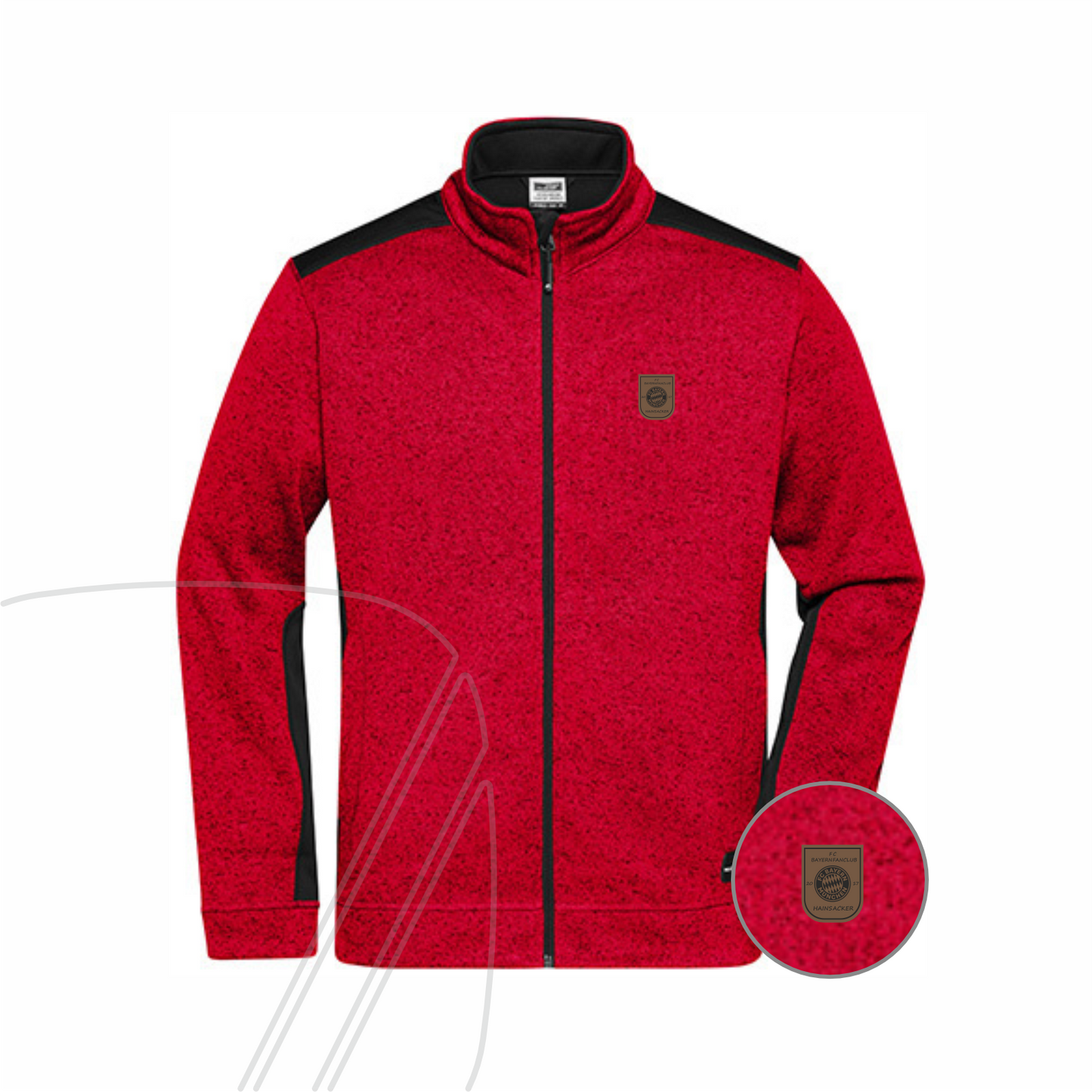 FCB Hainsacker Strickfleece-Jacke