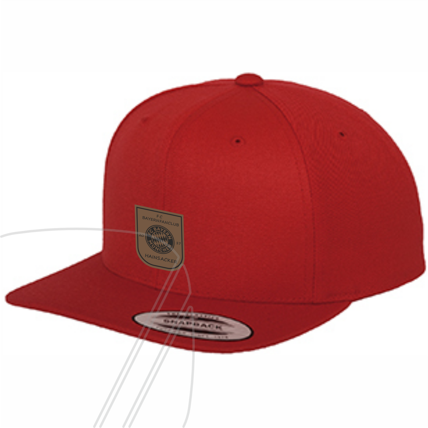 FCB Hainsacker Snapback Cap - gerader Schirm.