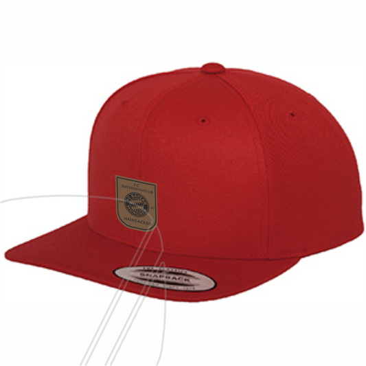 FCB Hainsacker Snapback Cap - gerader Schirm.