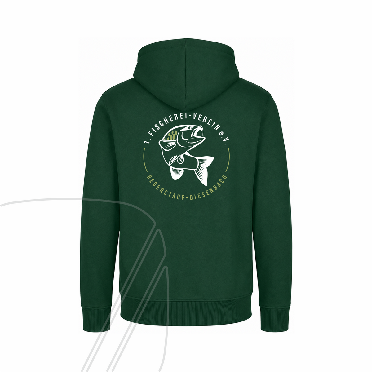 Fischereiverein Regenstauf - Diesenbach Herren ZIP-Hoodie basic