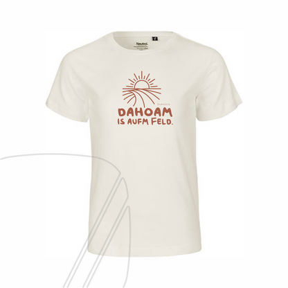 Kinder Shirt - bawearia. Dahoam is aufm Feld
