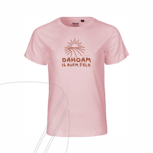 Kinder Shirt - bawearia. Dahoam is aufm Feld