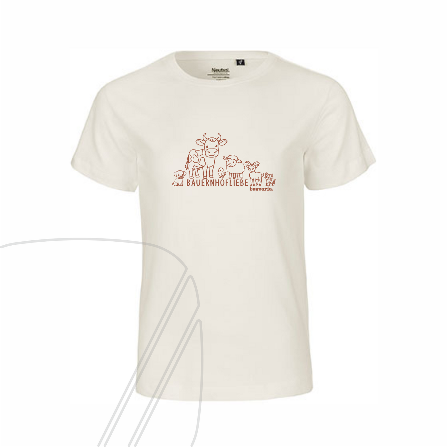 Kinder Shirt - bawearia. Bauernhofliebe