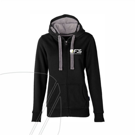 Muster Damen Zip-Hoodie