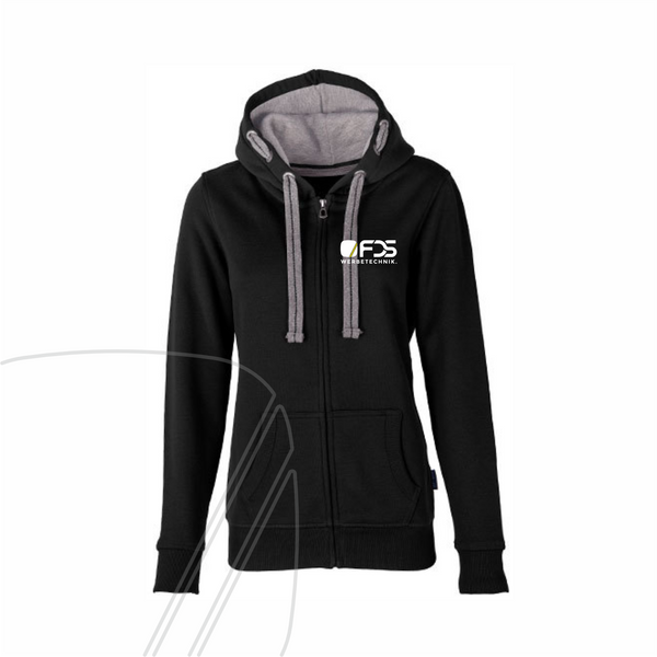 Muster Damen Zip-Hoodie