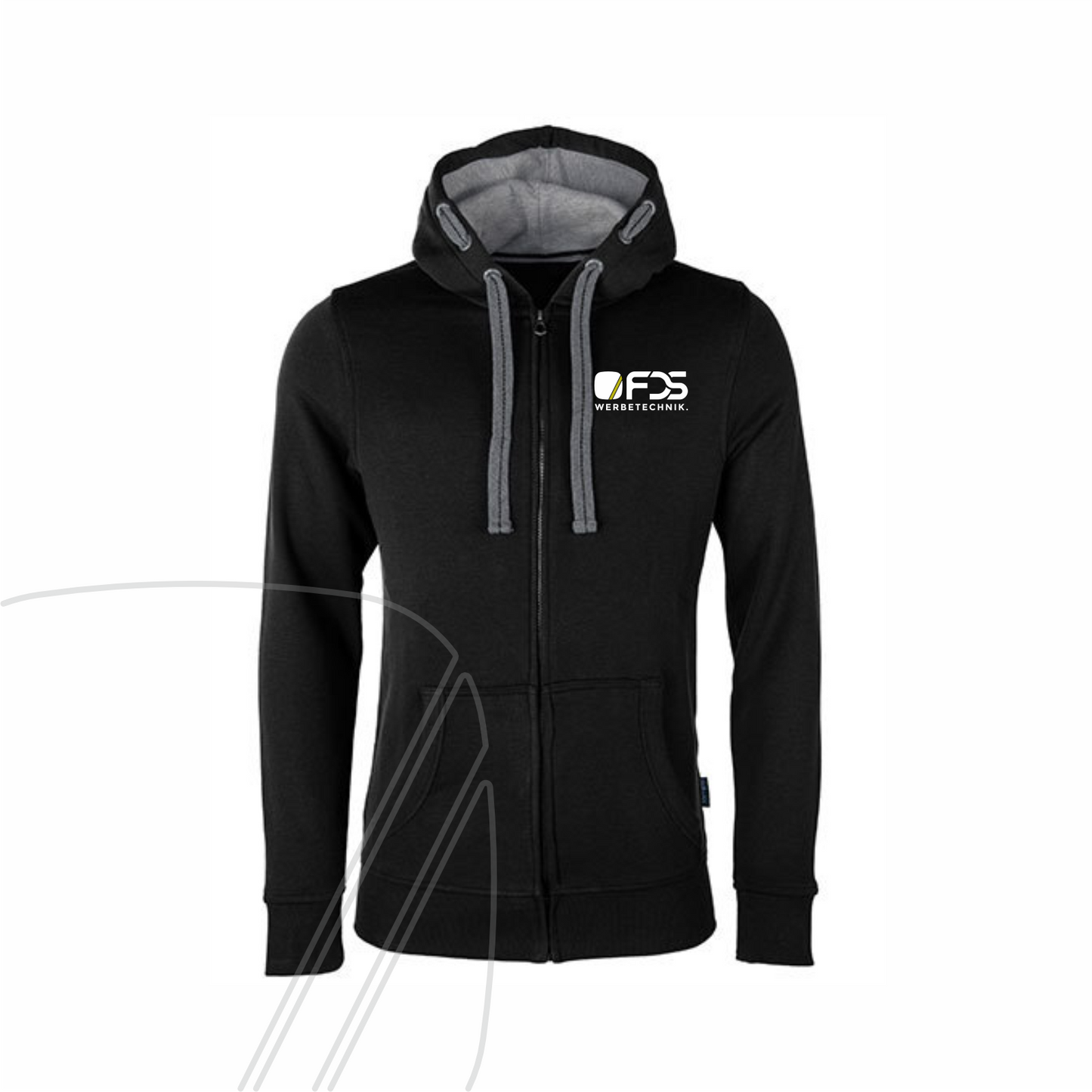 Muster Herren Zip-Hoodie