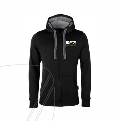 Muster Herren Zip-Hoodie