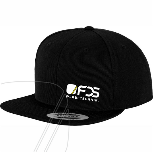 Muster Snapback Cap - gerader Schirm.