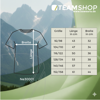 Kinder Shirt - bawearia. a G´spann für´s Lem