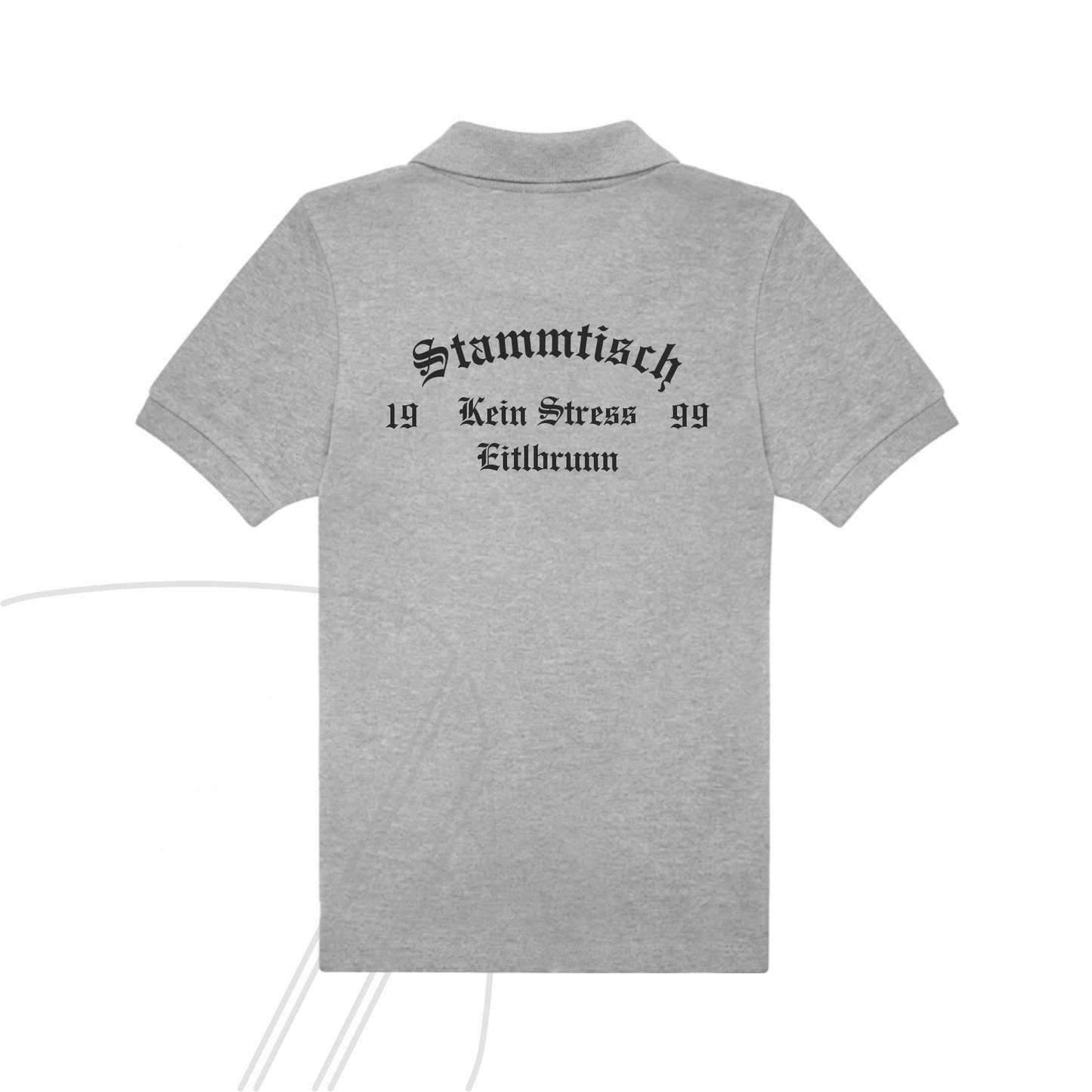Stammtisch Kein Stress Kinder Poloshirt