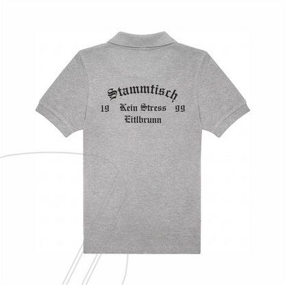 Stammtisch Kein Stress Kinder Poloshirt