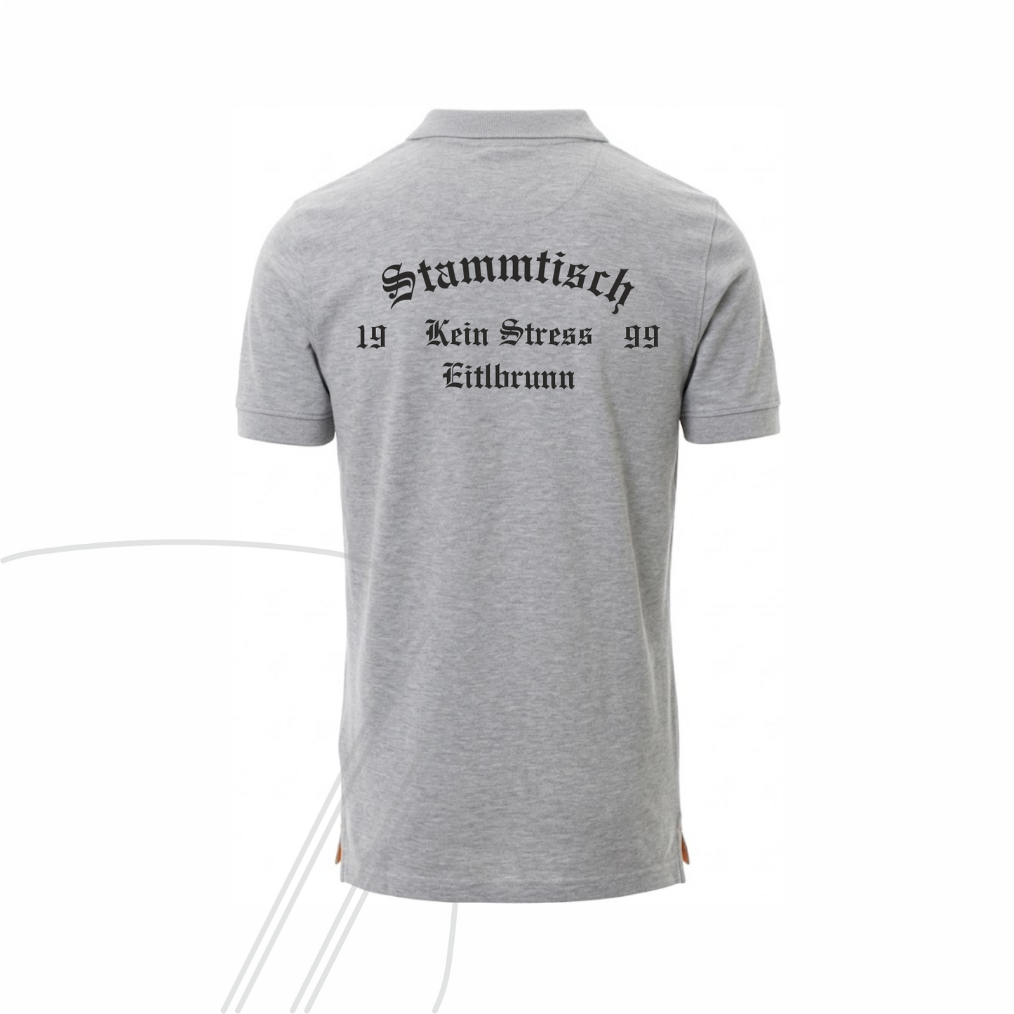 Stammtisch Kein Stress Herren Poloshirt