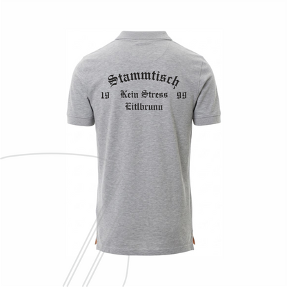 Stammtisch Kein Stress Herren Poloshirt