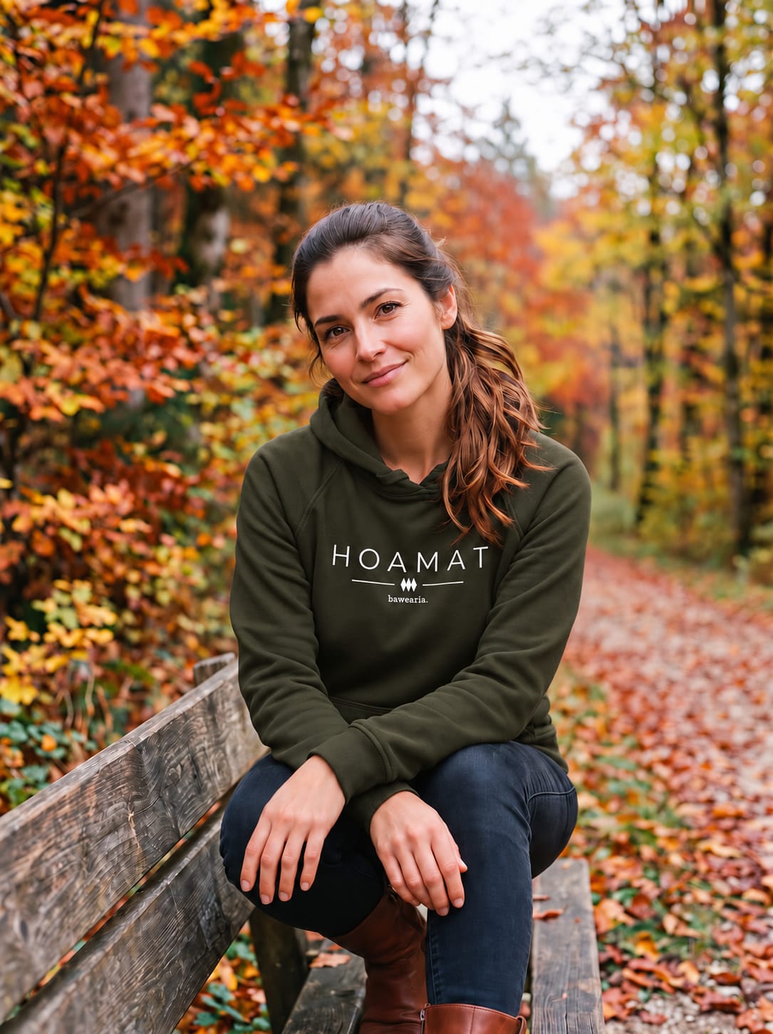 Ladies Hoodie - bawearia. Hoamat