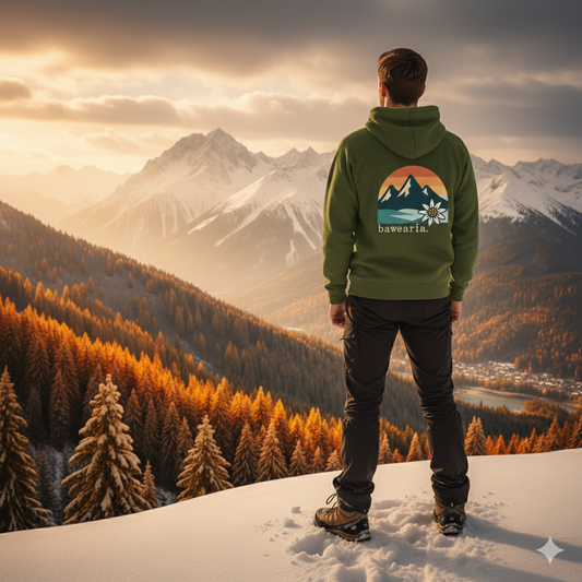 Unisex Hoodie - bawearia. Bergliebe