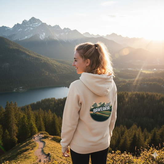 Ladies Hoodie - bawearia. runde Gschicht