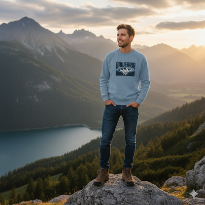 Unisex Sweater - bawearia. Edelweiß