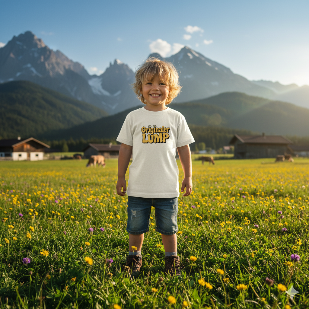 Kinder Shirt - bawearia. Originaler Lump